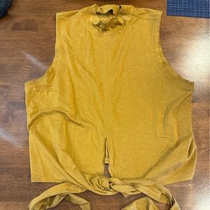 Lululemon wrap top crop top